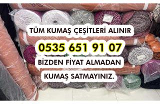 Üretim Fazlası Kumaşları Alan