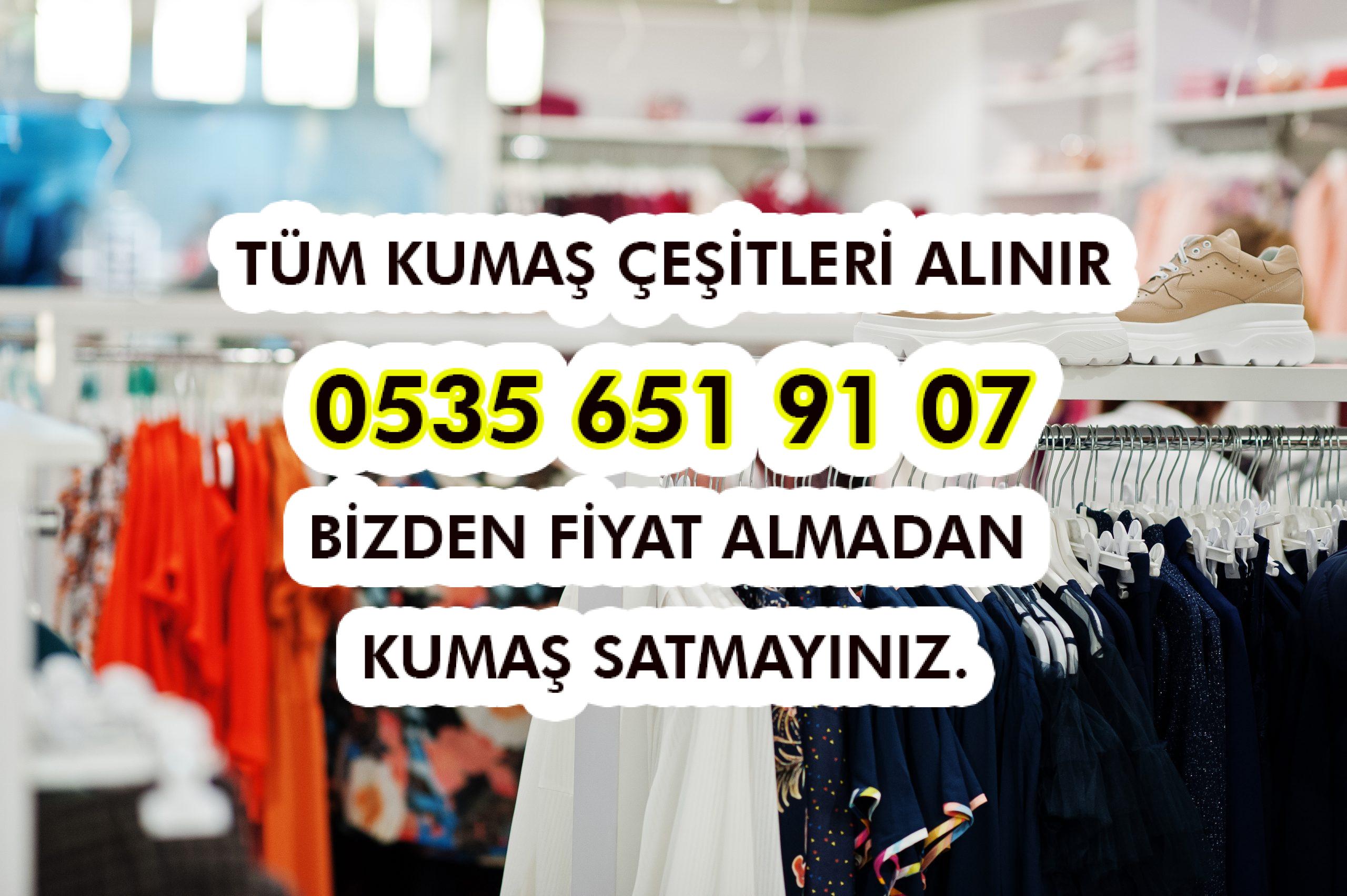 Mecidiyeköy'de Kumaş Alımı Yapanlar